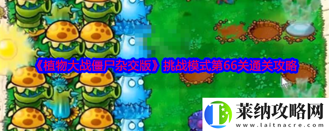 植物大戰僵尸雜交版挑戰模式第66關怎么過關通關攻略