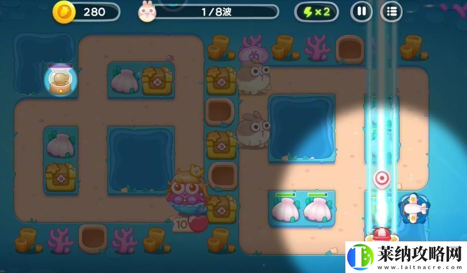 保衛蘿卜4海的閨女第58關怎么完美通關