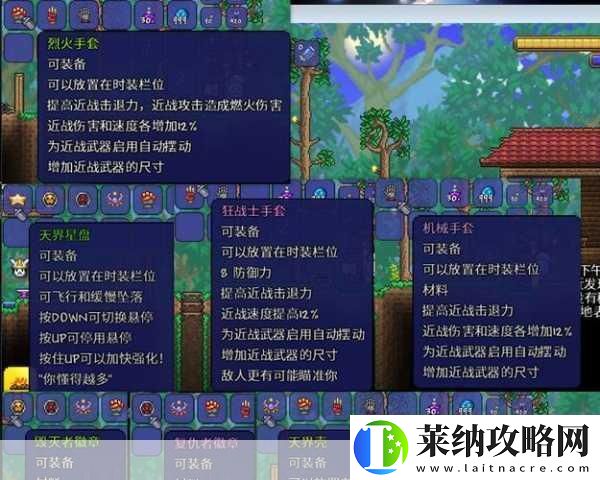 泰拉瑞亞戰士職業畢業飾品全解析