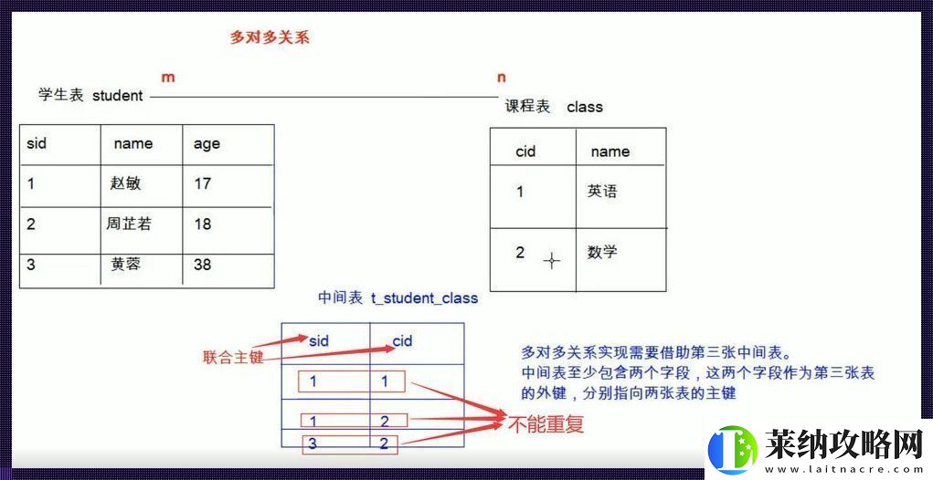 多對多關系的奇葩主鍵探秘