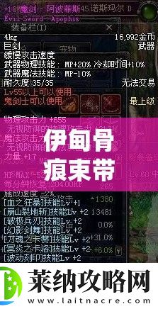伊甸骨痕束帶究竟擁有哪些神秘屬性