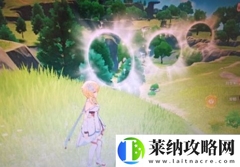原神三個白色光圈是什么