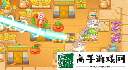 保衛蘿卜4法老歸來第112關過關攻略