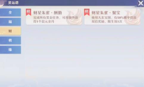 夢幻新誅仙星運祈福種類(星運祈福玩法介紹)