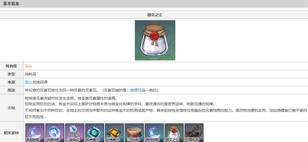 原神嬗變之塵從哪里獲得