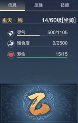 妄想山海垂天鯤進(jìn)化屬性是什么