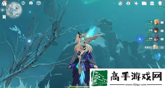 原神雪山山頂怎么上去