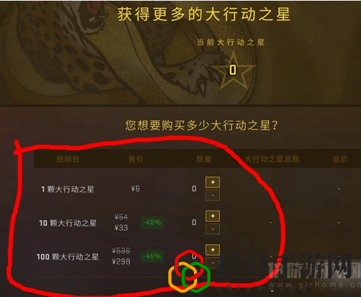 csgo大行動之星多少錢一個(大行動之星價格及獲取數量)_1