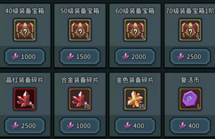 提燈與地下城深淵結晶商店買什么道具好
